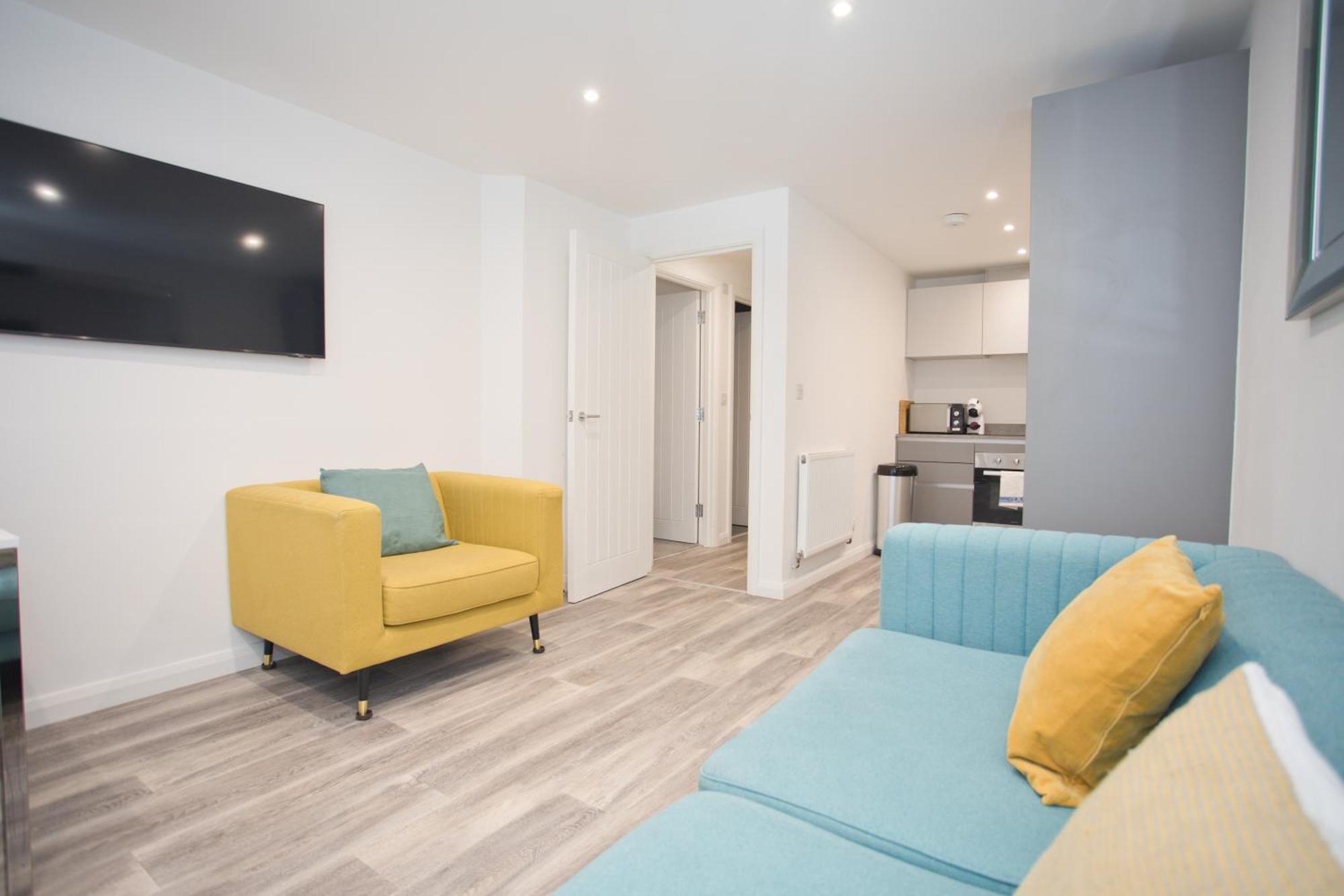 Sea Air - 2 Bedrooms - Parking - Mins To Beach Борнмут Экстерьер фото